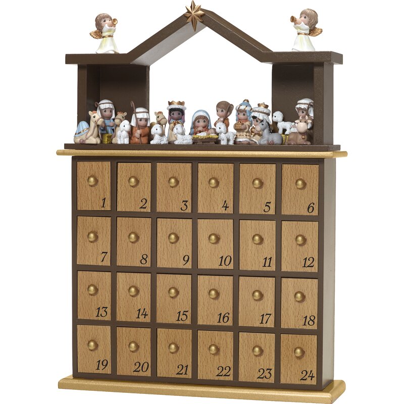 Precious Moments 26 Piece Nativity Advent Calendar Set & Reviews Wayfair